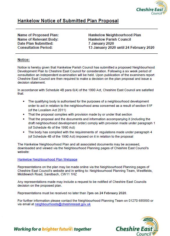 Notice of Proposed Plan